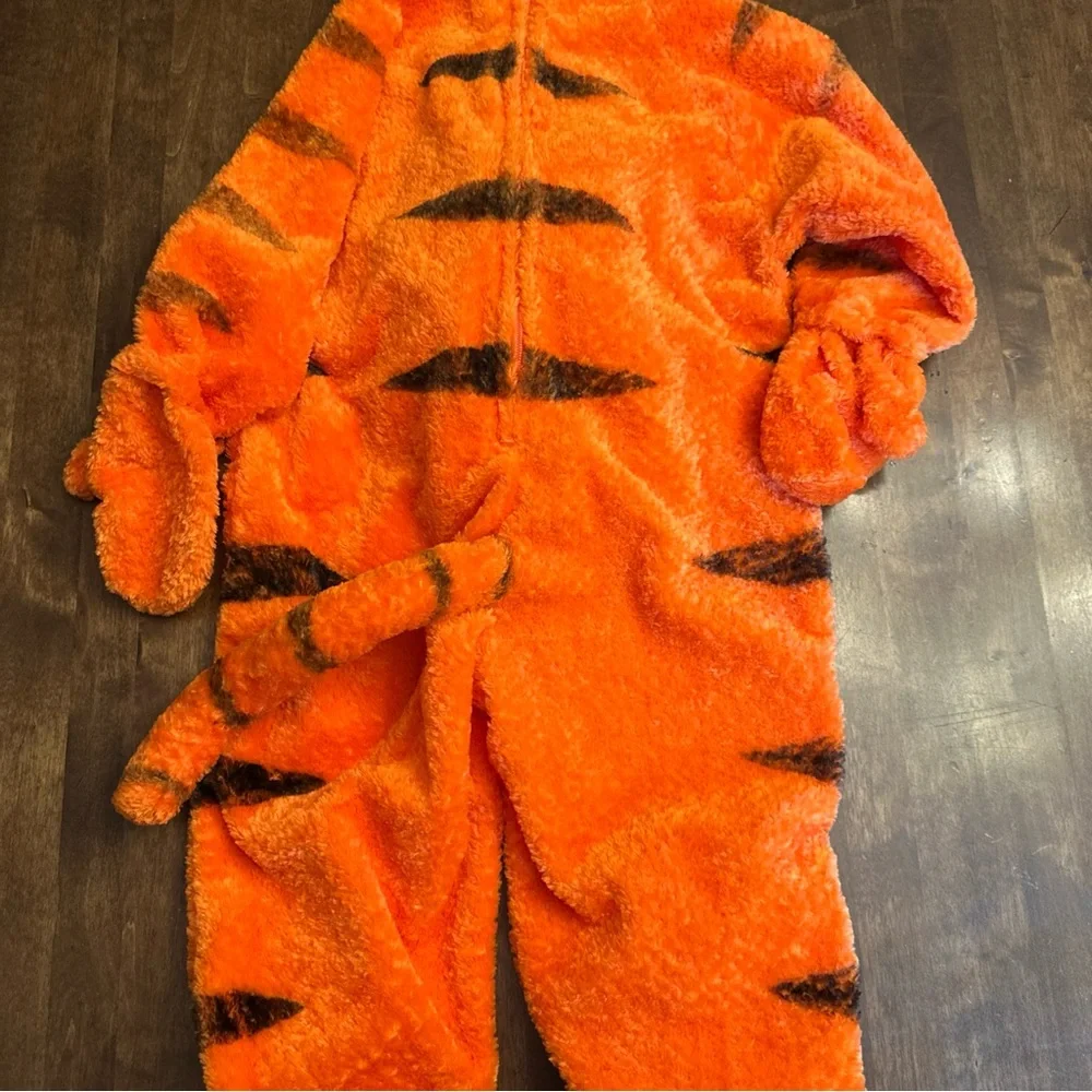 VTG Disney Store Tigger Winnie Pooh Kids Costume XXS Dress‎ Up Halloween - Picture 10 of 14